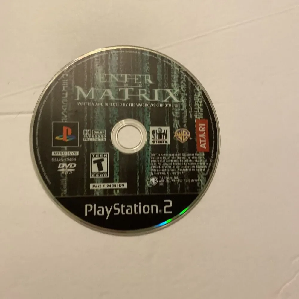 Enter the Matrix (Sony PlayStation 2, 2003) Complete with Manual